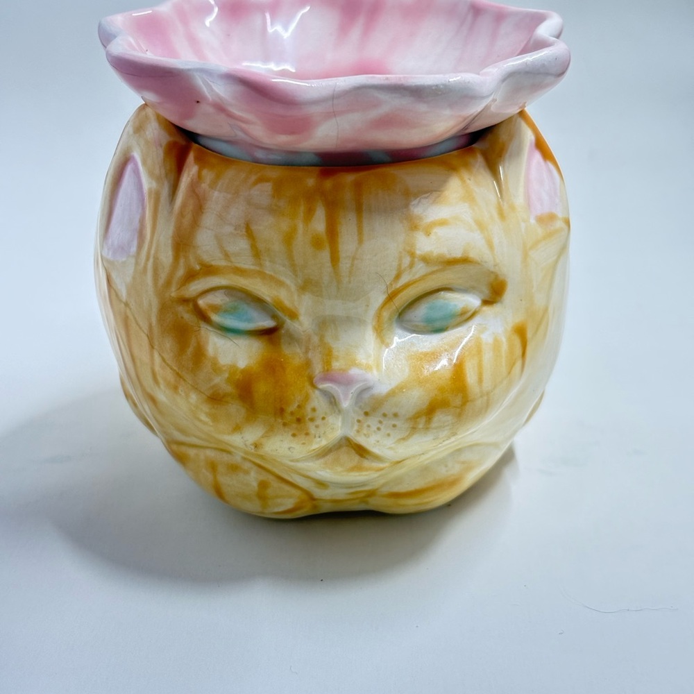 Wild cat decor vase#dorm#catlovers#catdecor